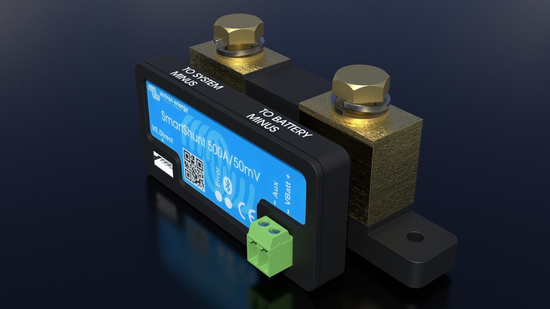 Victron SmartShunt Low-poly 3D model_8