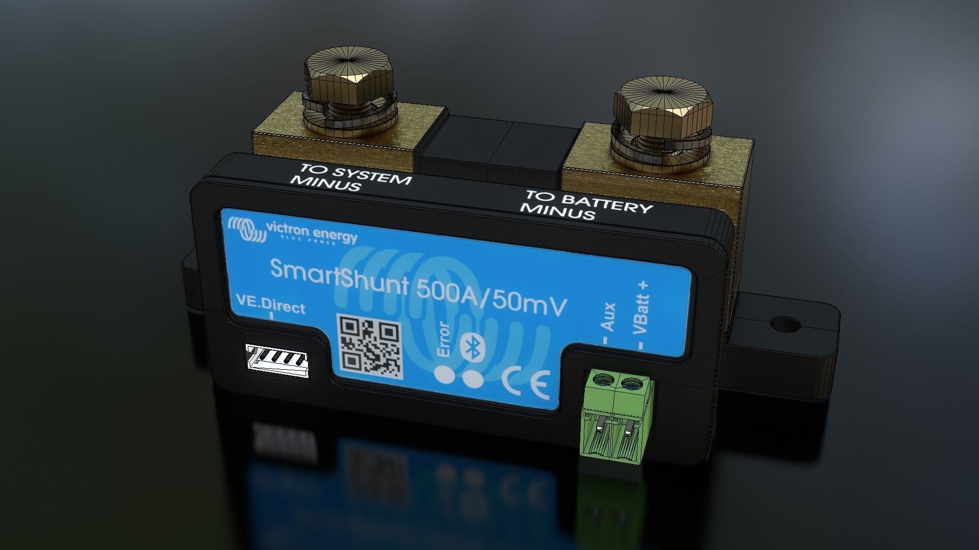 Victron SmartShunt Low-poly 3D model_25