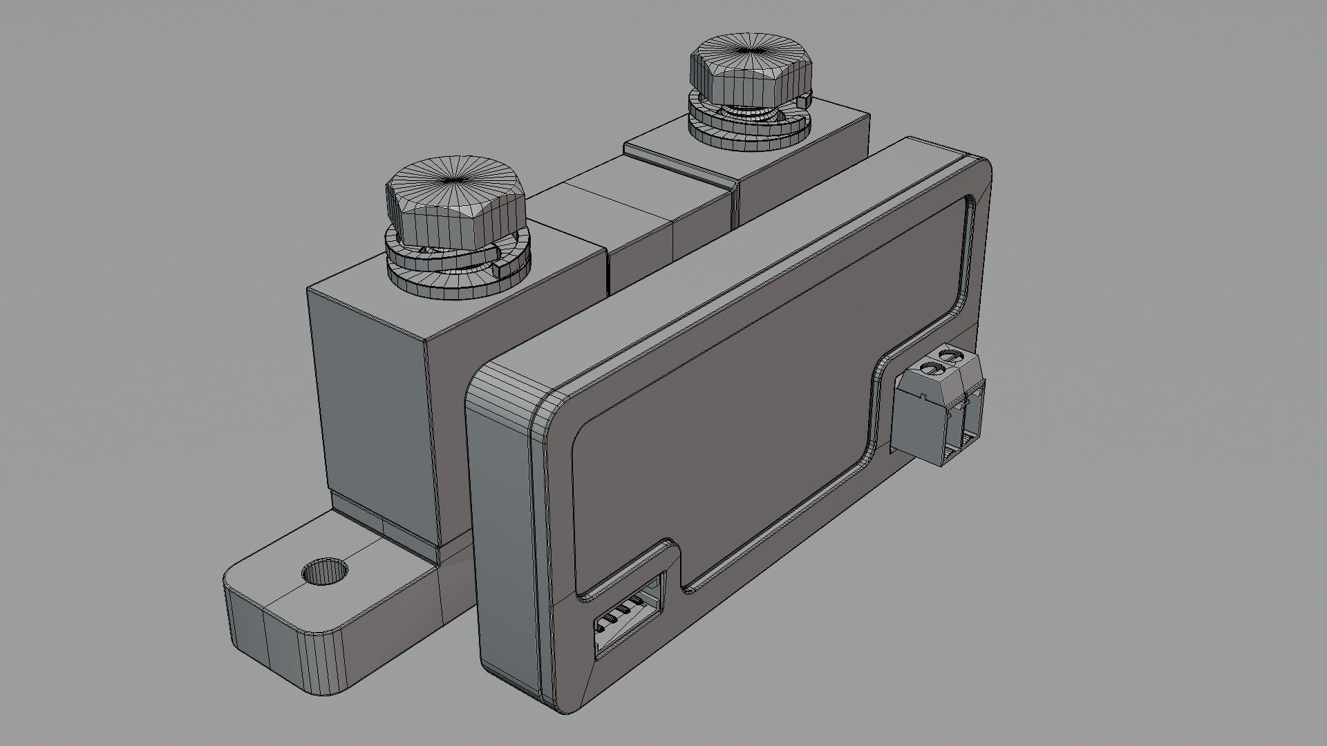 Victron SmartShunt Low-poly 3D model_15