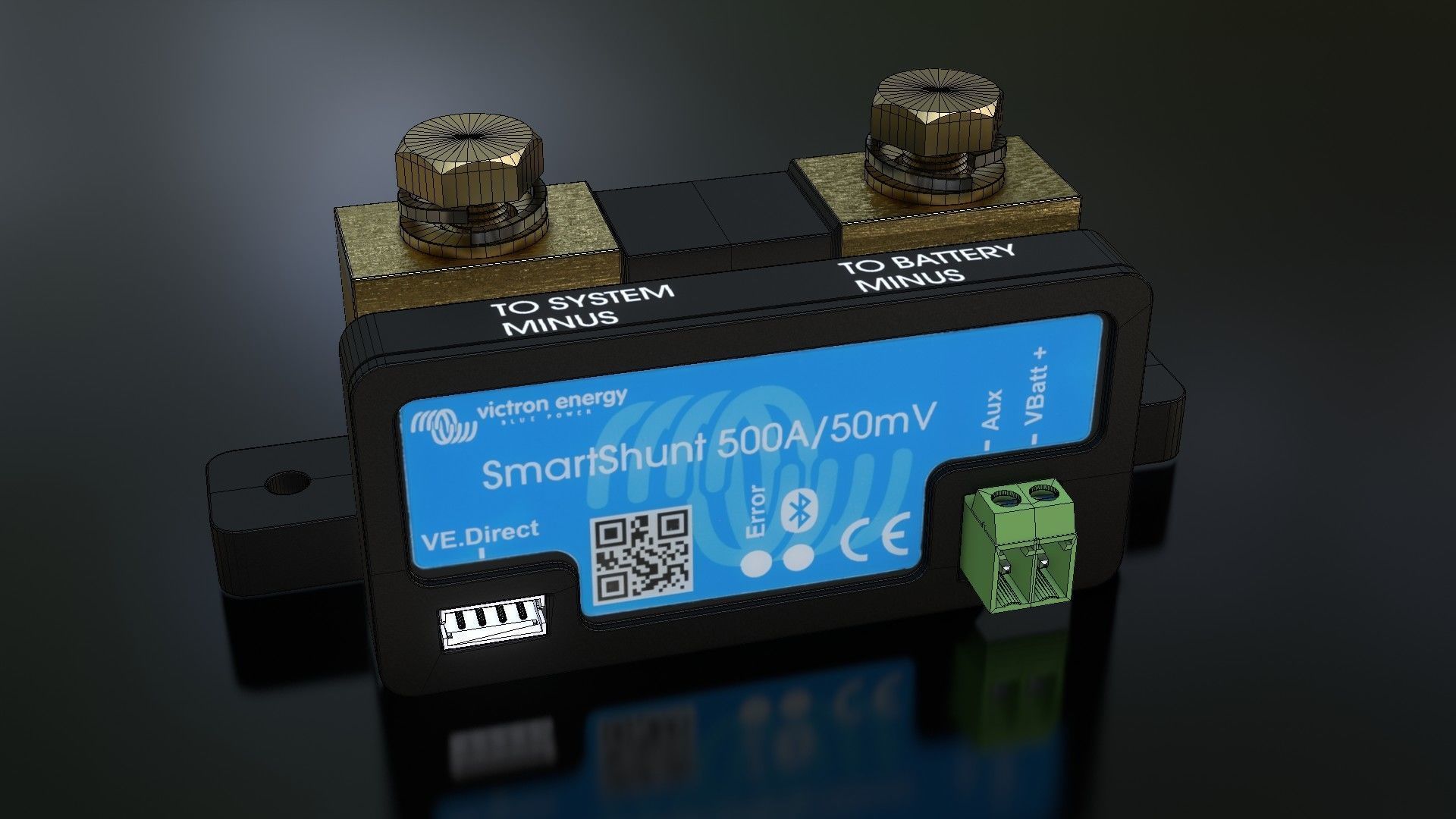 Victron SmartShunt Low-poly 3D model_23