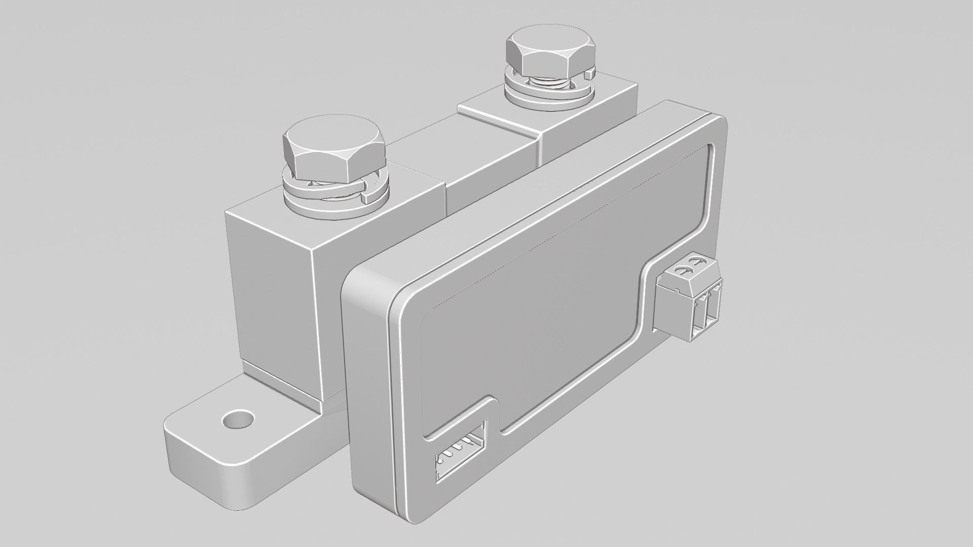 Victron SmartShunt Low-poly 3D model_9
