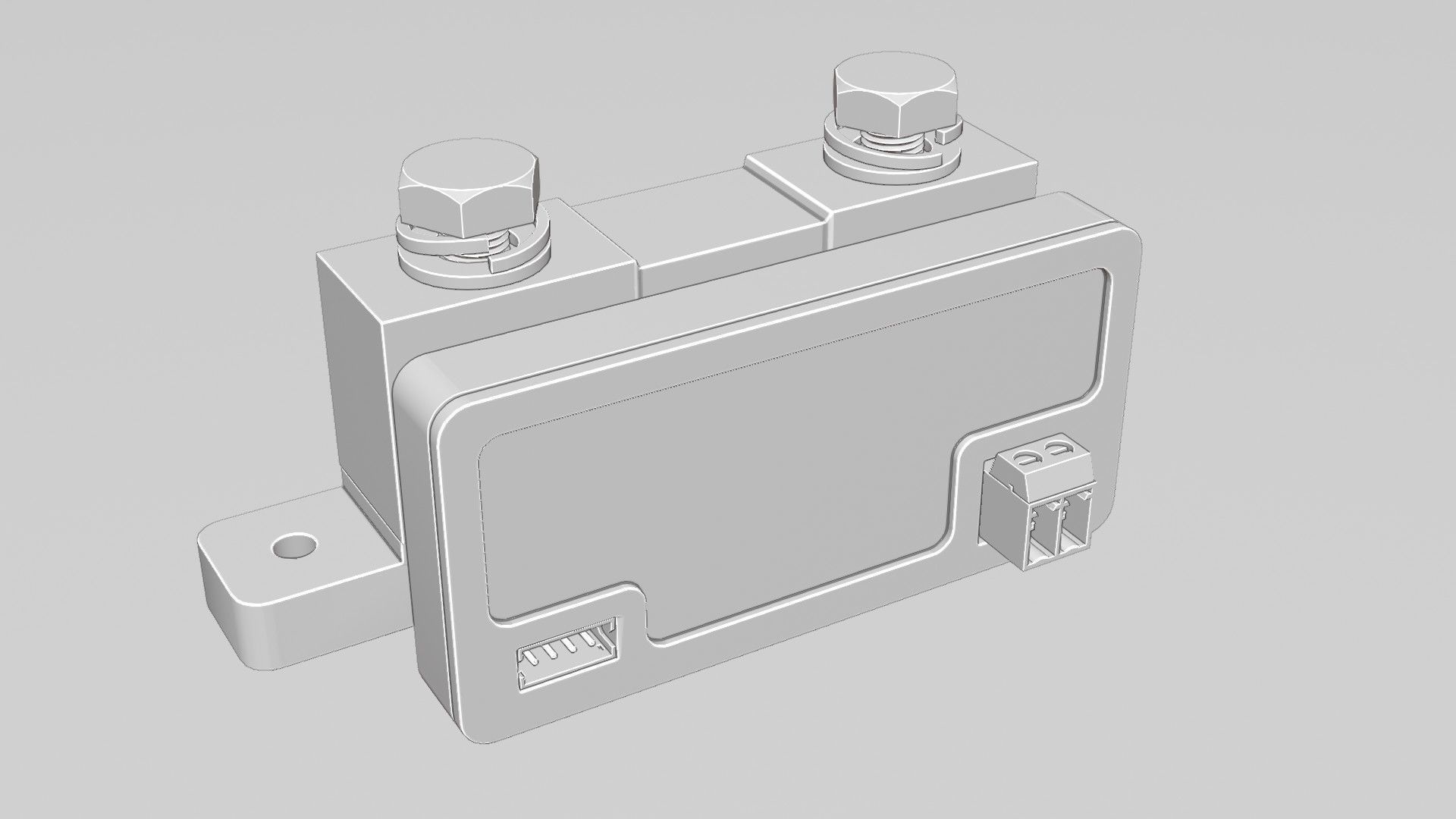 Victron SmartShunt Low-poly 3D model_1