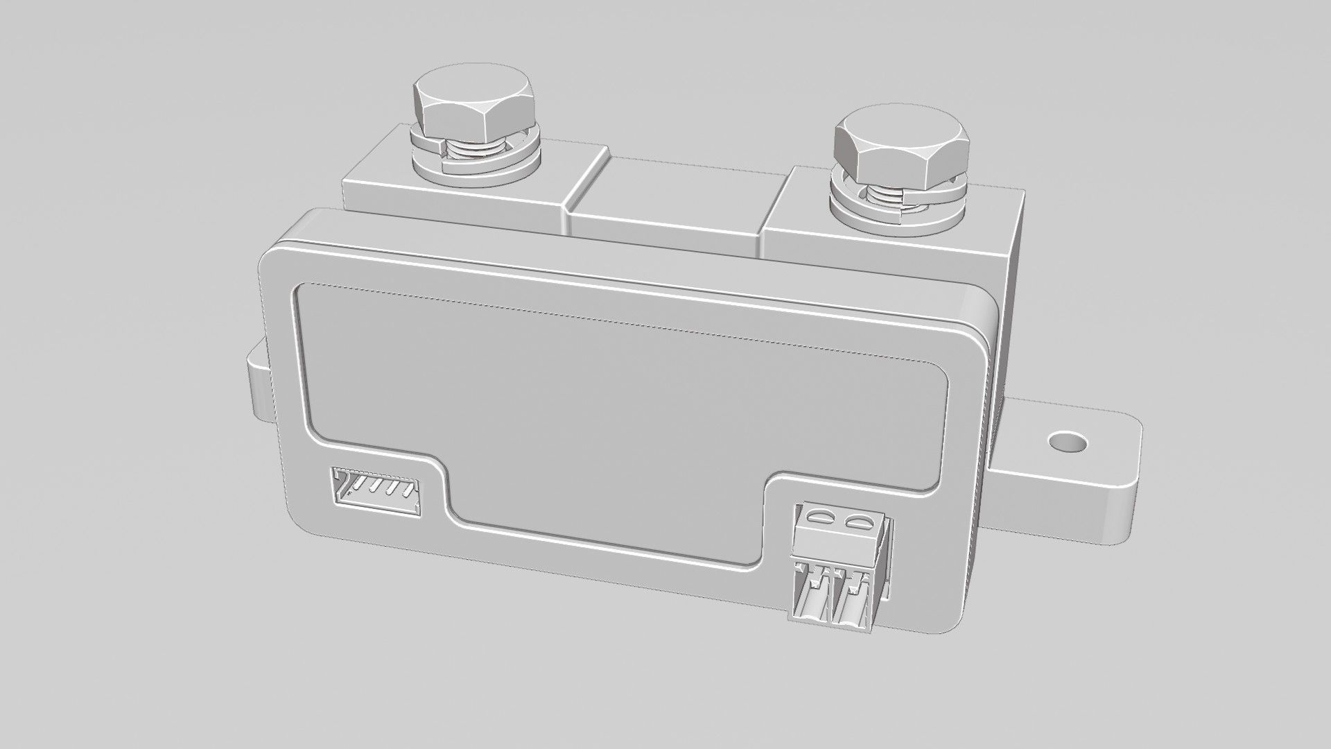 Victron SmartShunt Low-poly 3D model_12