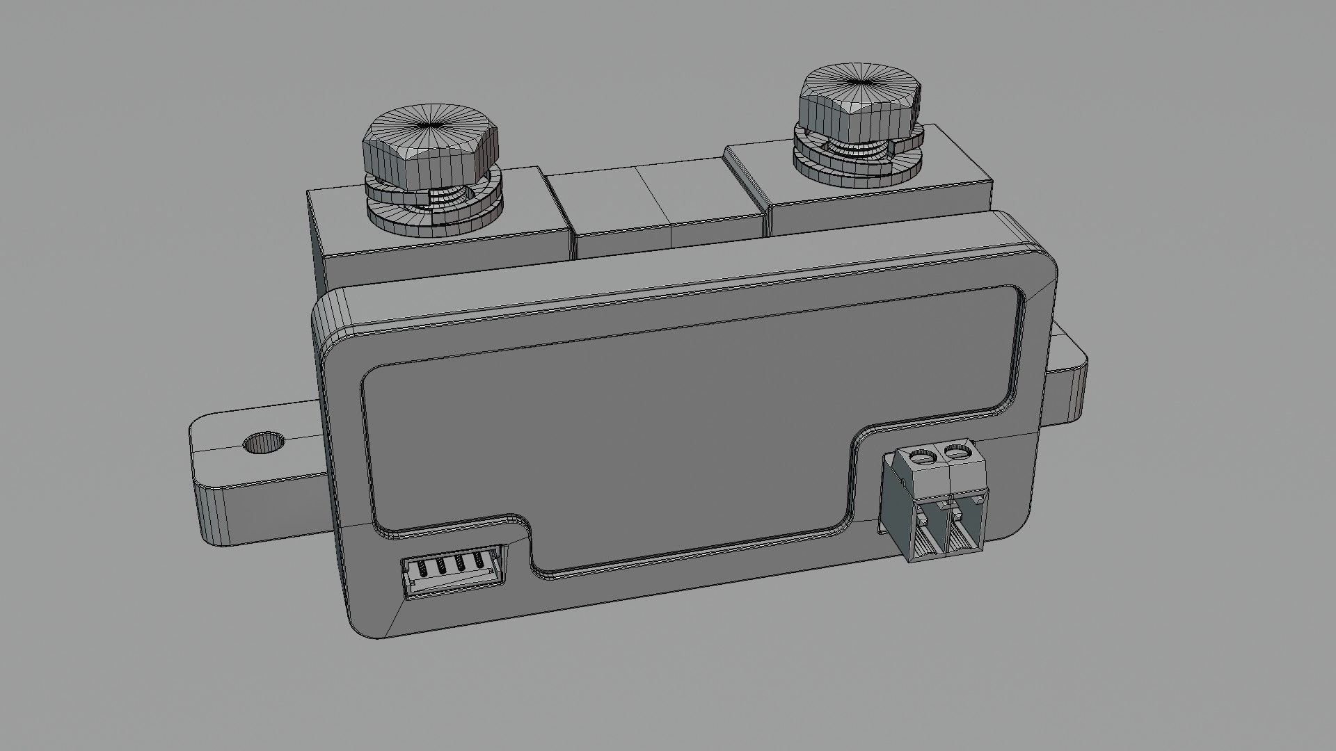 Victron SmartShunt Low-poly 3D model_16