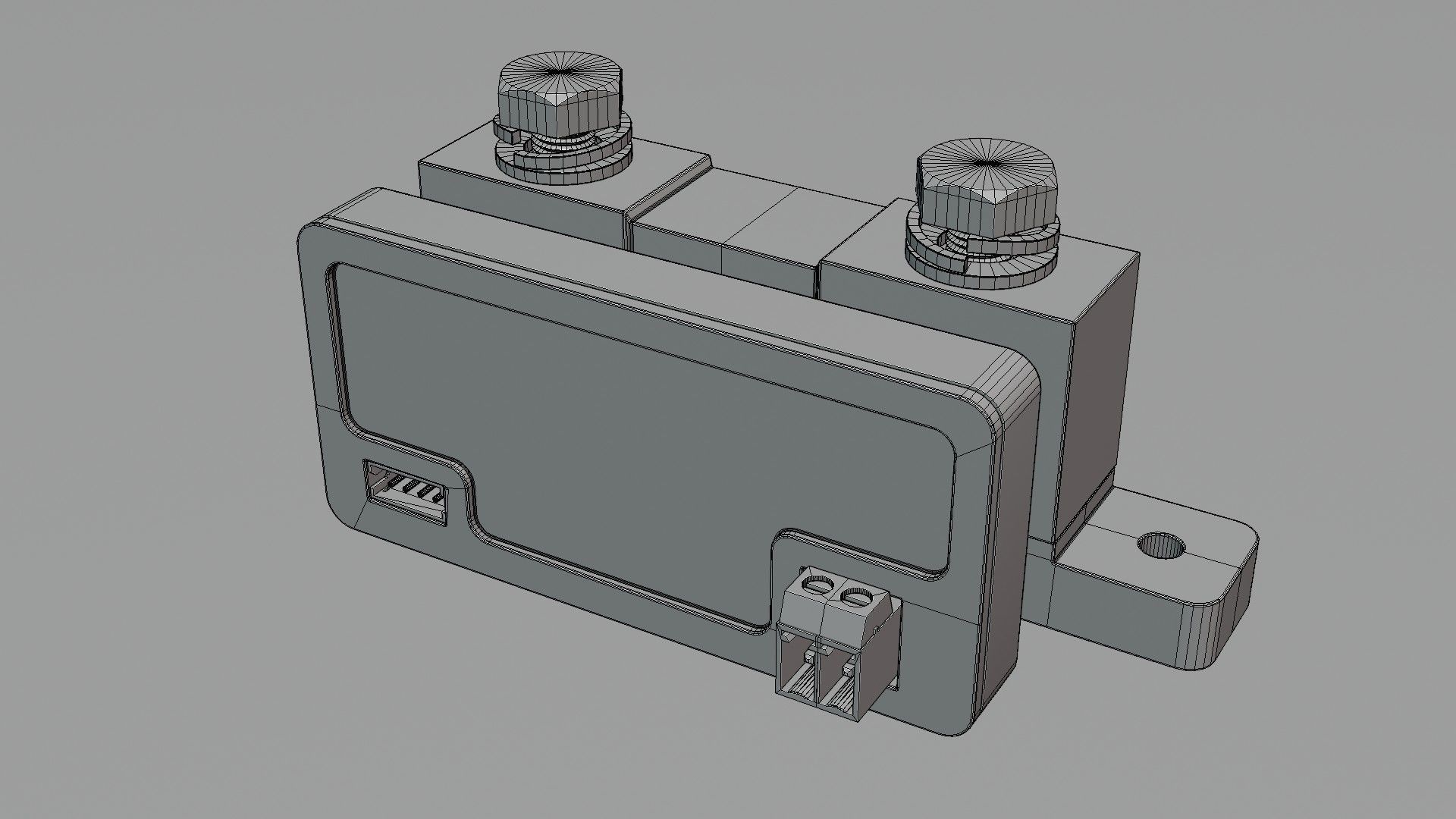 Victron SmartShunt Low-poly 3D model_19