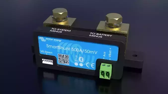 Victron SmartShunt Low-poly 3D model