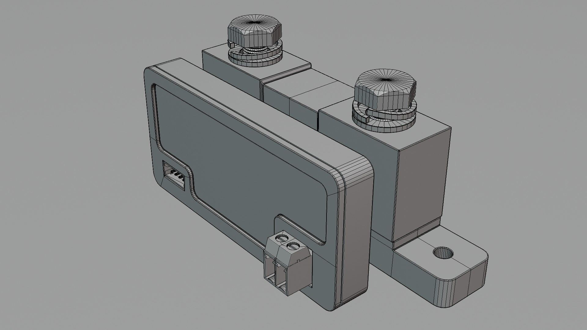 Victron SmartShunt Low-poly 3D model_20