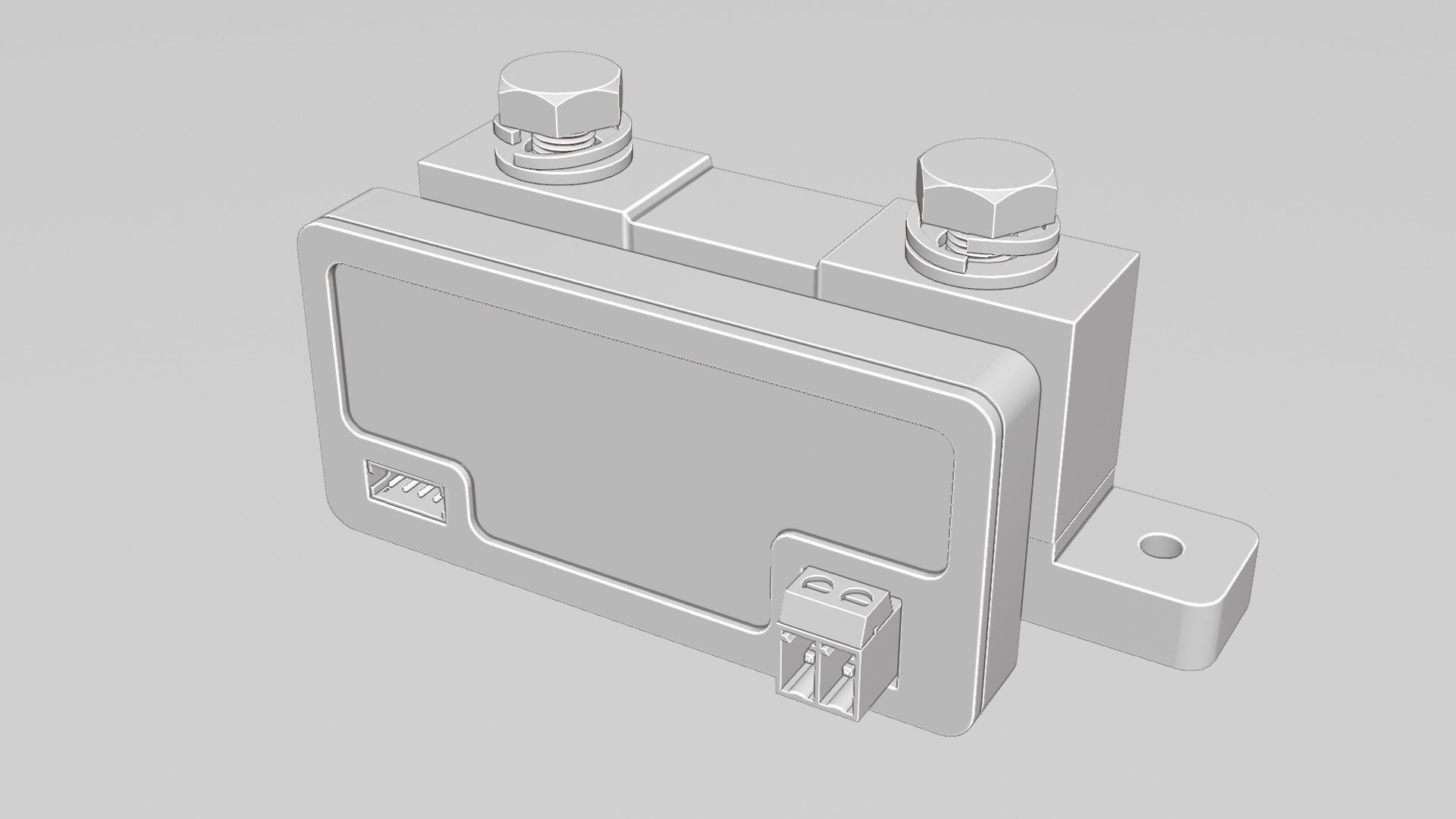 Victron SmartShunt Low-poly 3D model_13