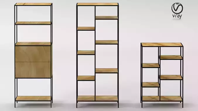 Shelves TRAPPEDAL Collection models