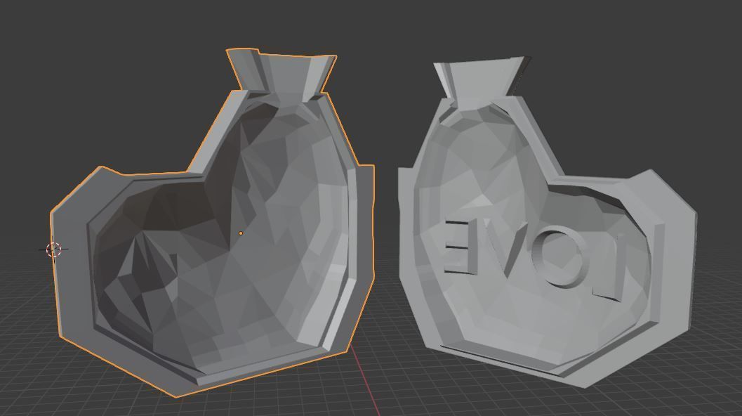 Heart Mold to 3D print 3D print model_1