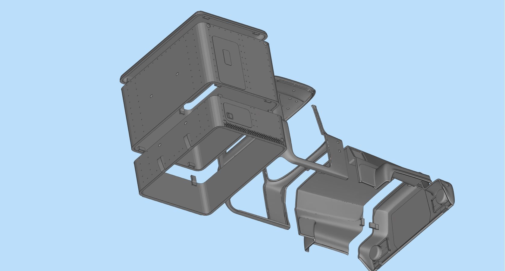 STL printable truck model kit rubber duck from the movie 3D print model_9