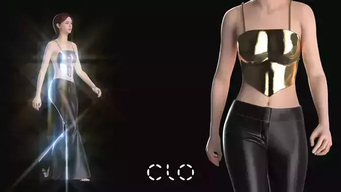 flared trousers and top