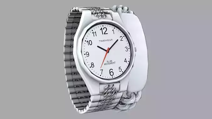 Watch With Name Tag Bracelet