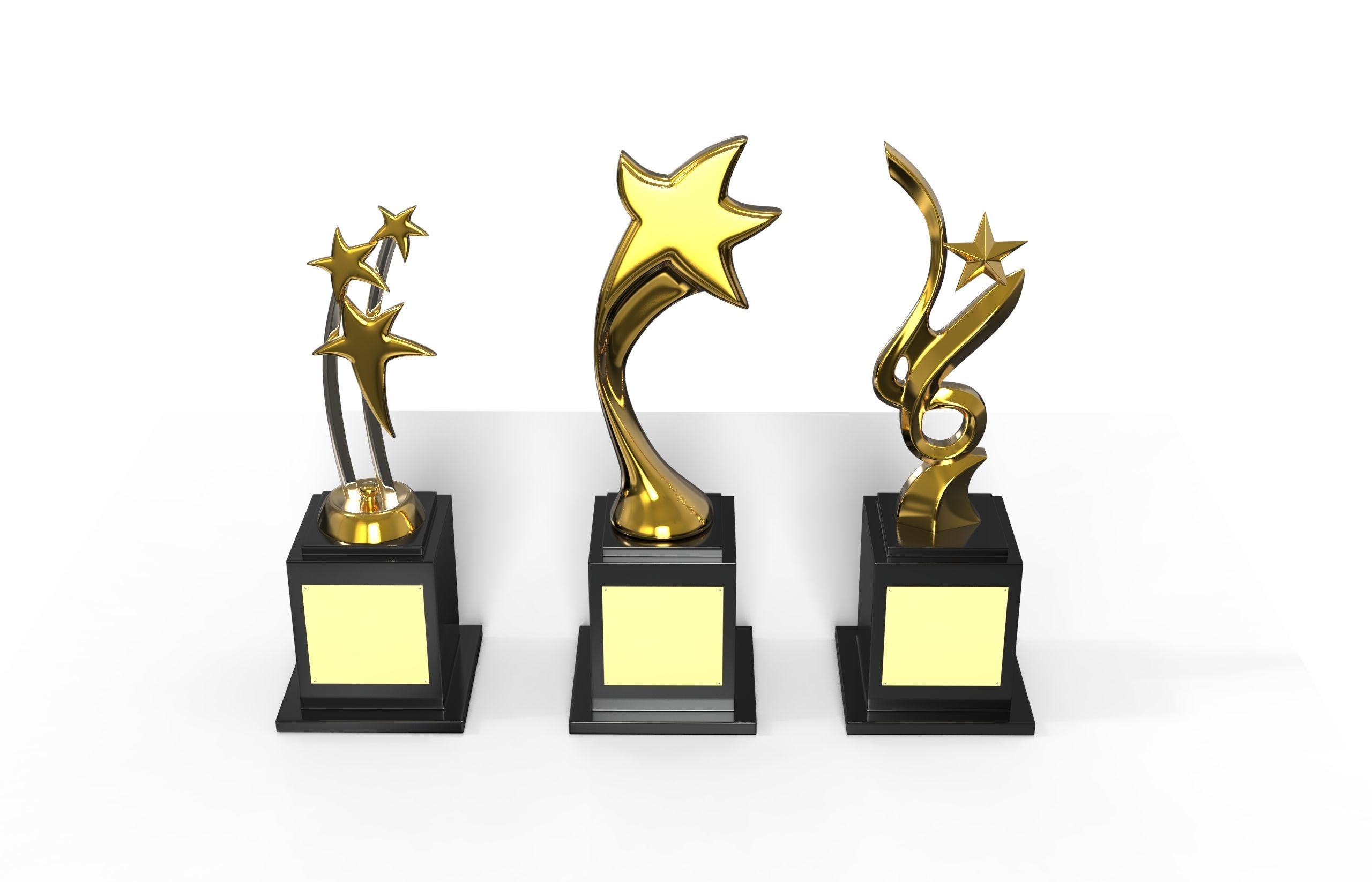 Trophy award trophies 3D model_5