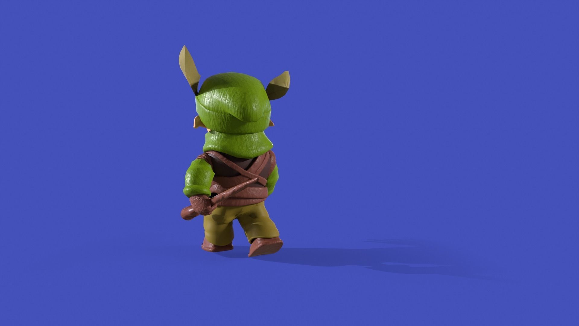 Explorer Elf Boy - Rigged - UE4 Low-poly 3D model_7