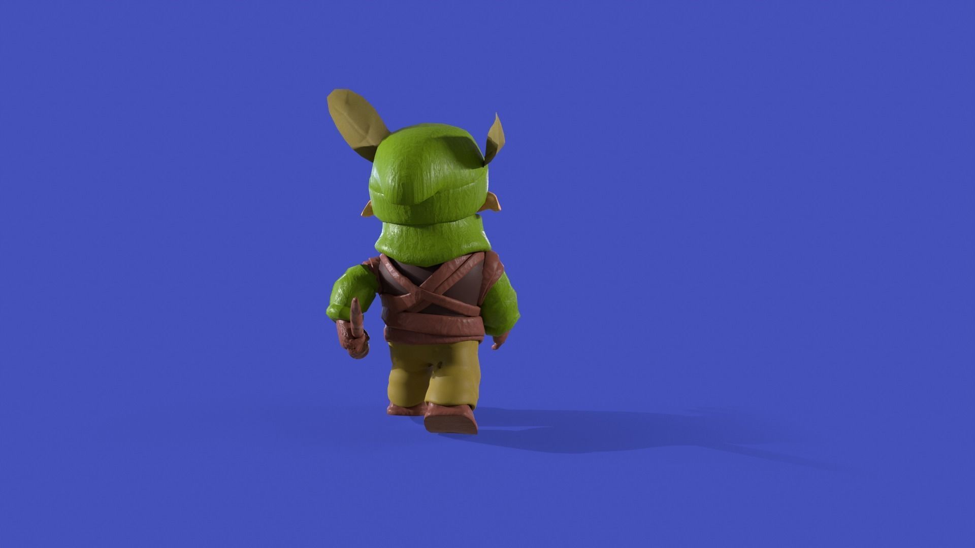 Explorer Elf Boy - Rigged - UE4 Low-poly 3D model_6