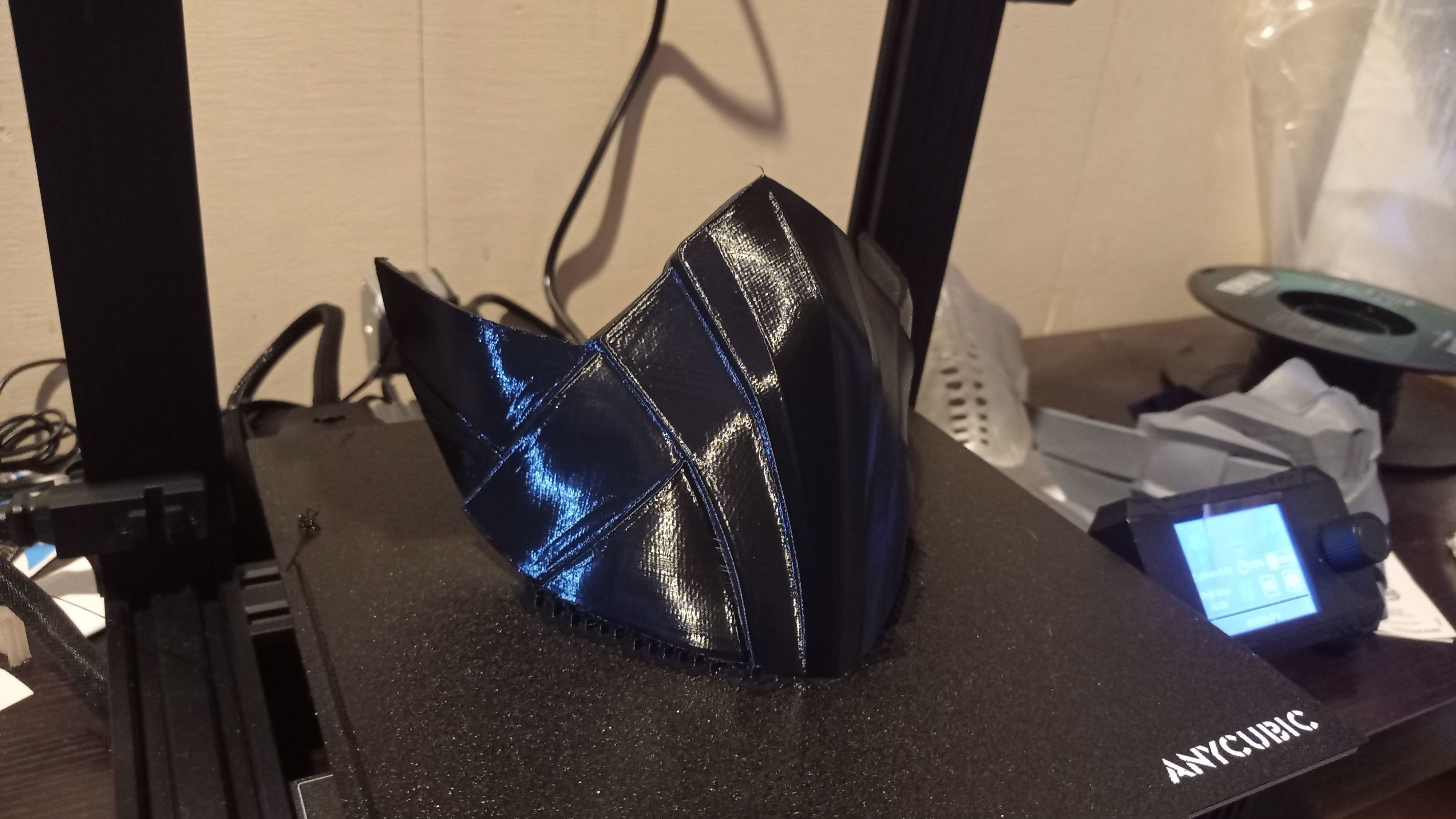 Jade mask - Combat courtier 3D print model_14