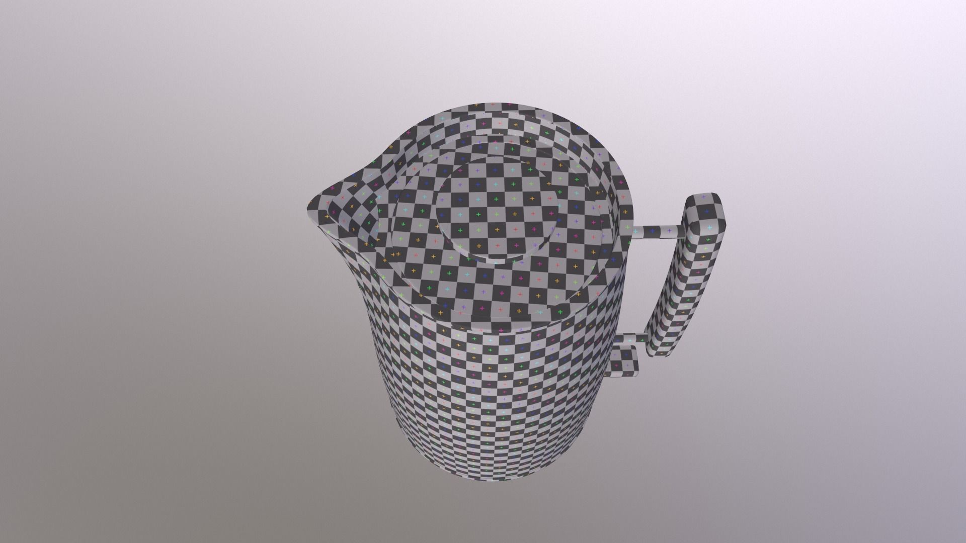Kettle coffee pot with wooden handle 3D model_6