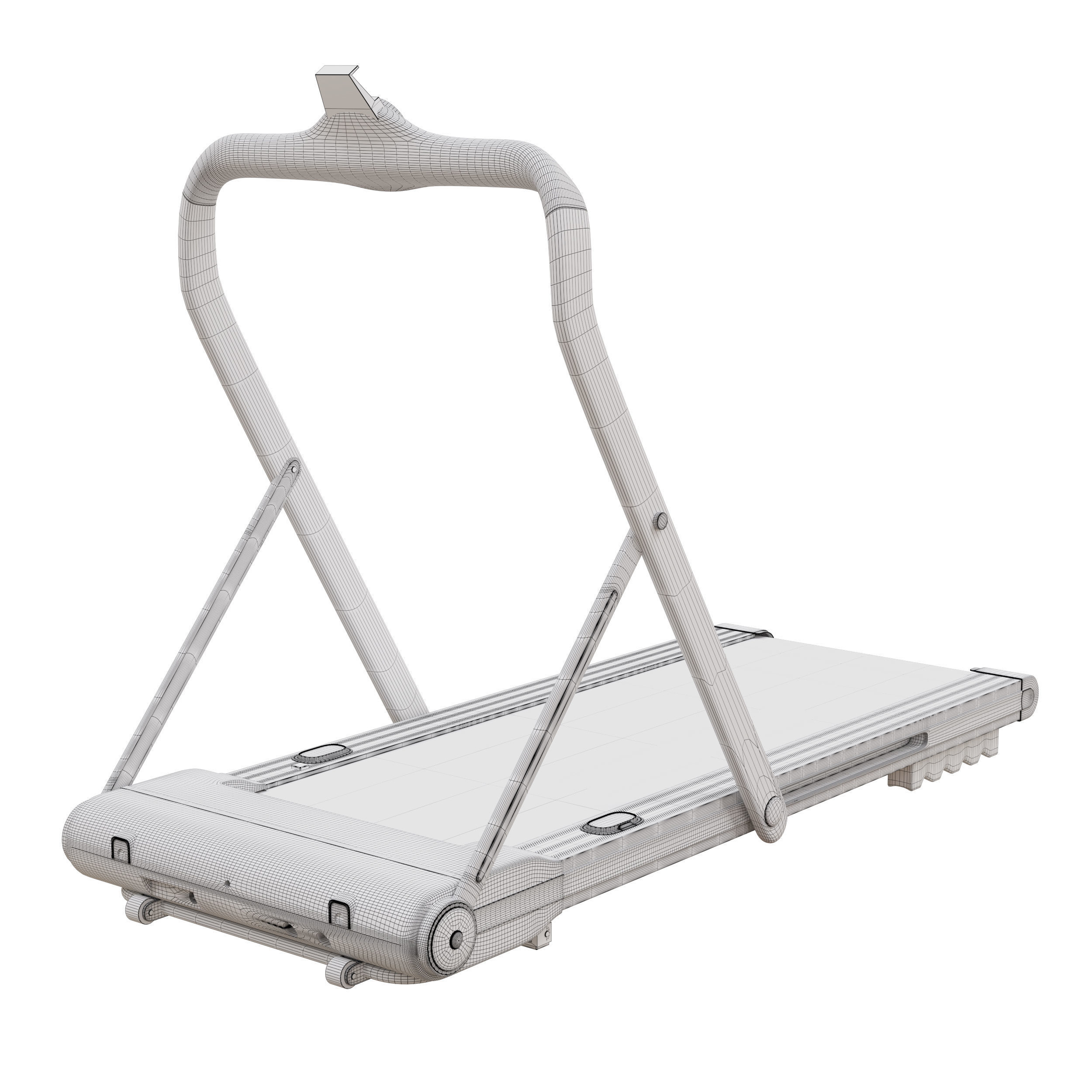 Treadmill tread machine 3D model_3