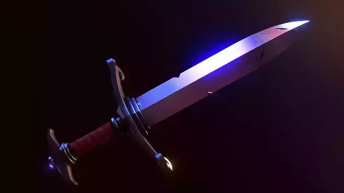 LowPoly Dagger sword