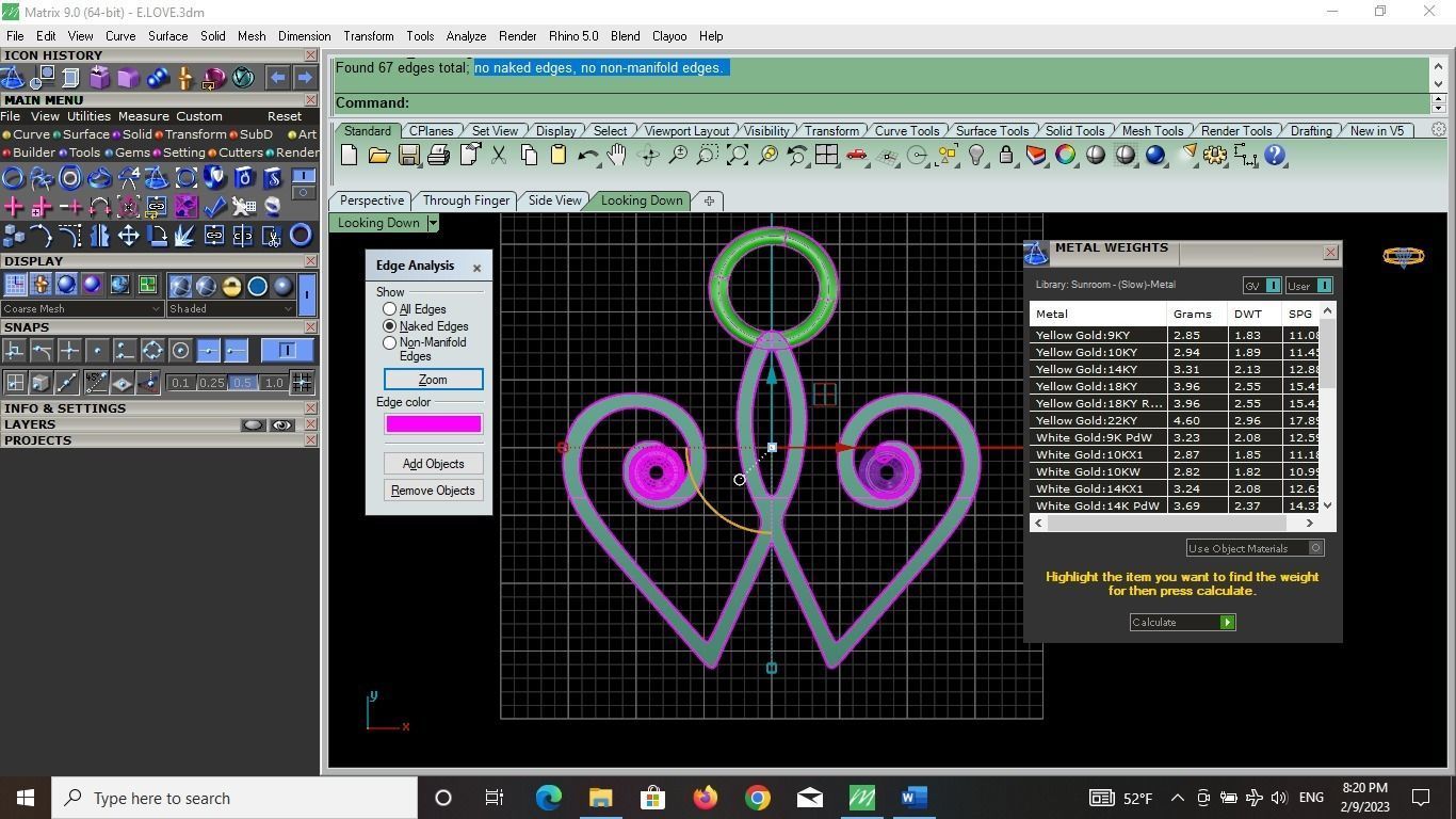 Symbol of synthesis-pendant 3D print model_1