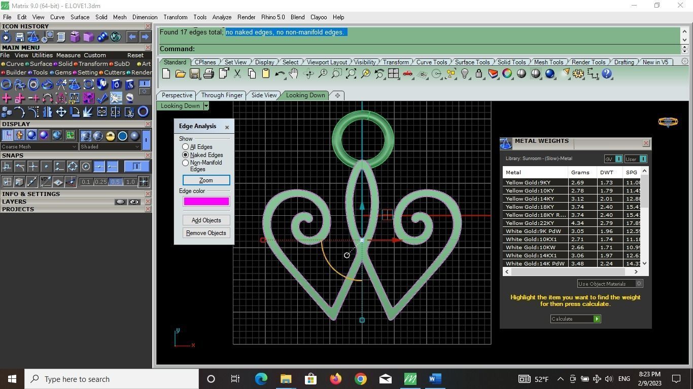 Symbol of synthesis-pendant 3D print model_3