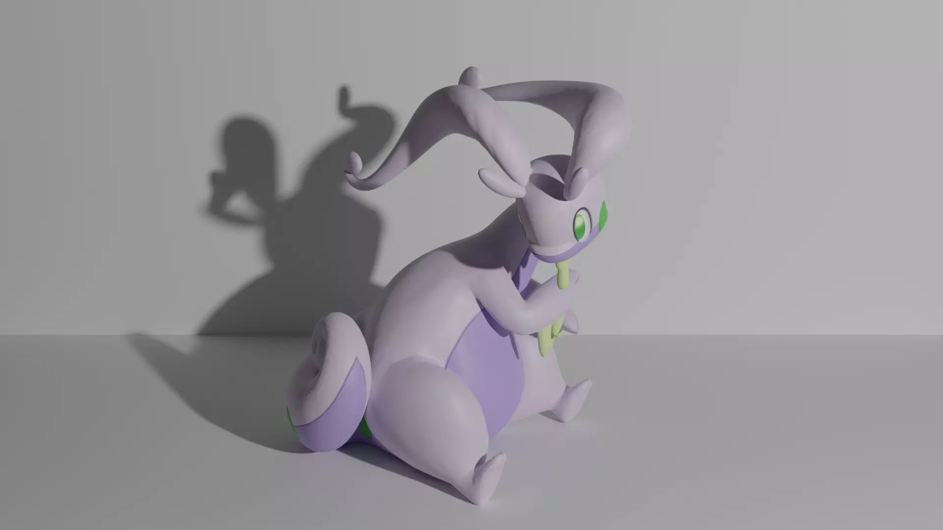 Goodra pokemon 3D print model 3D print model