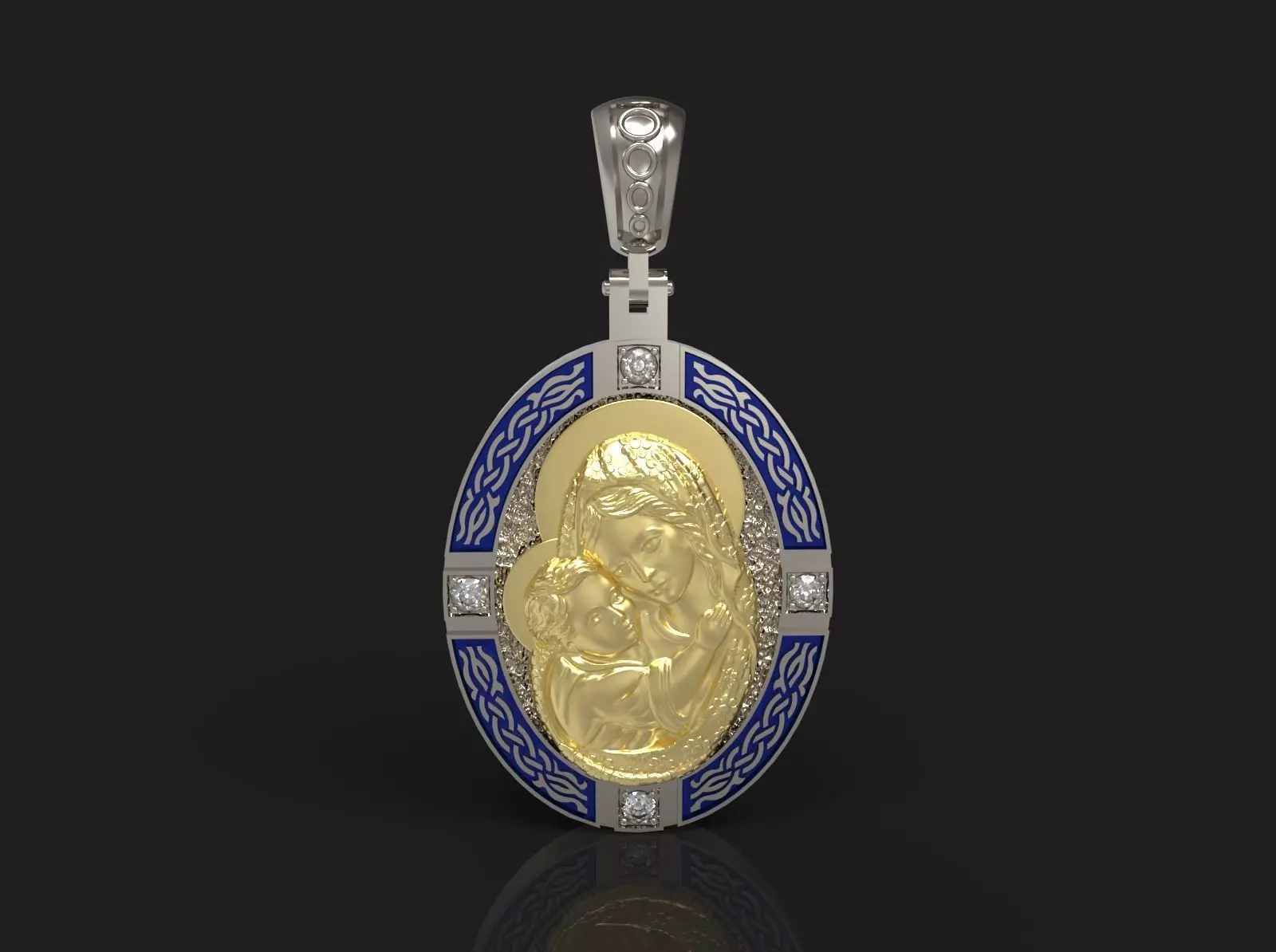 Pendant  N-263 3D print model_0