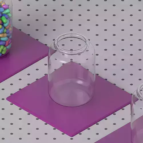 Jar filled with Jelly Bean