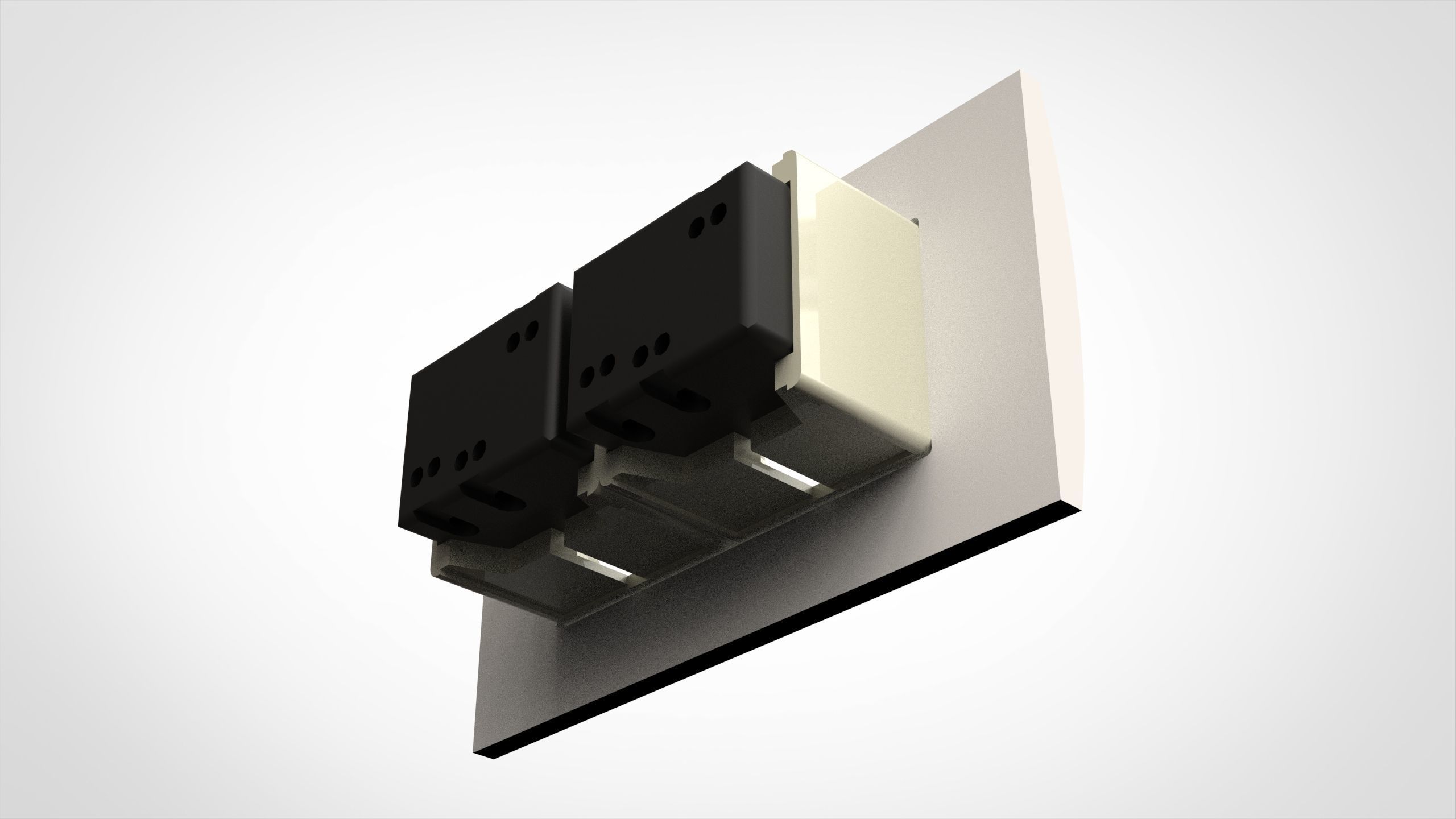 3D model Double socket VR / AR / low-poly | CGTrader