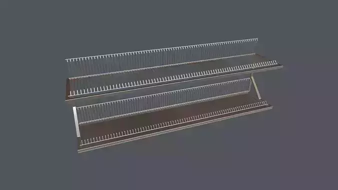 Dish Drying Racks Low-poly 3D model