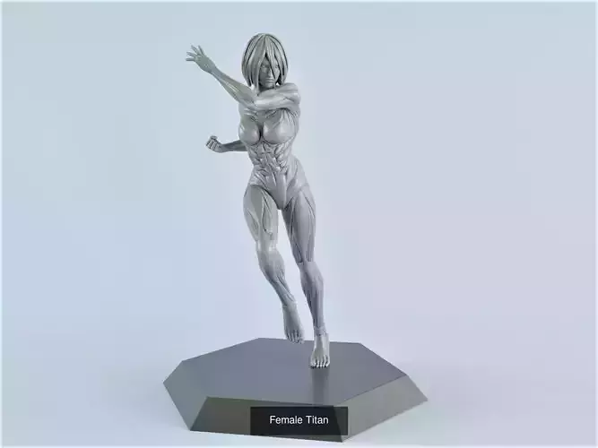 3 Female Titan 3D Model Collection
