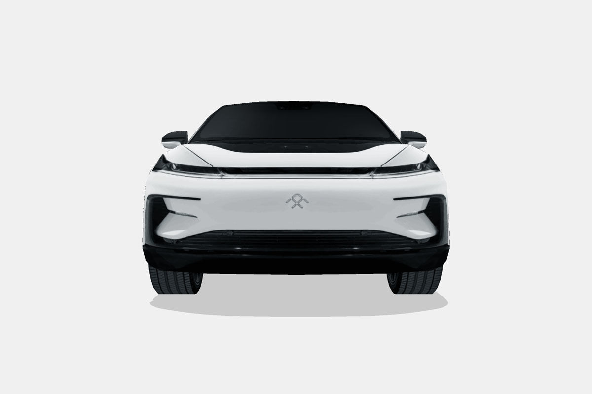 Faraday Future FF91 Low-poly 3D model_3