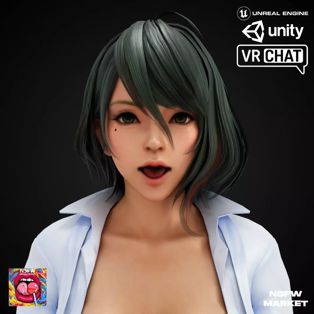 EXCLUSIVE EDITION RIGGED CHARACTER TAMAKI - SECRET CLASS Low-poly 3D model_0