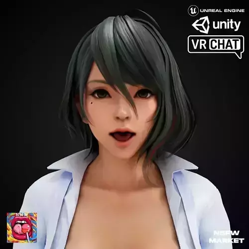 EXCLUSIVE EDITION RIGGED CHARACTER TAMAKI - SECRET CLASS Low-poly 3D model