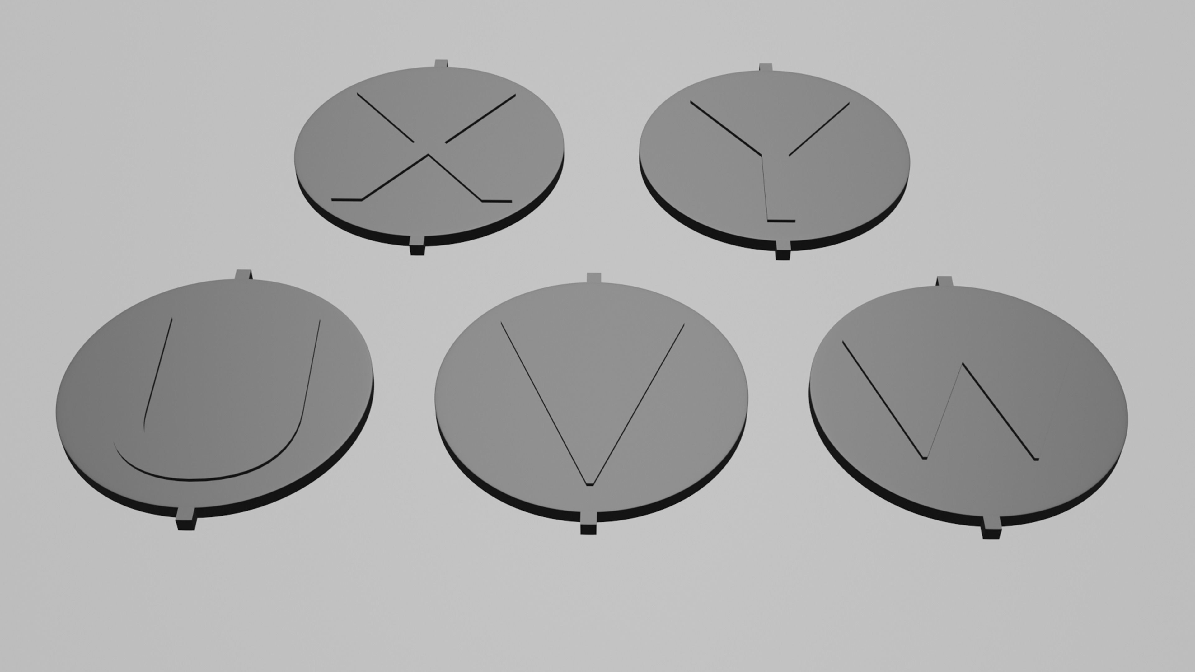 Keychain collection - rotating 3D print model_6