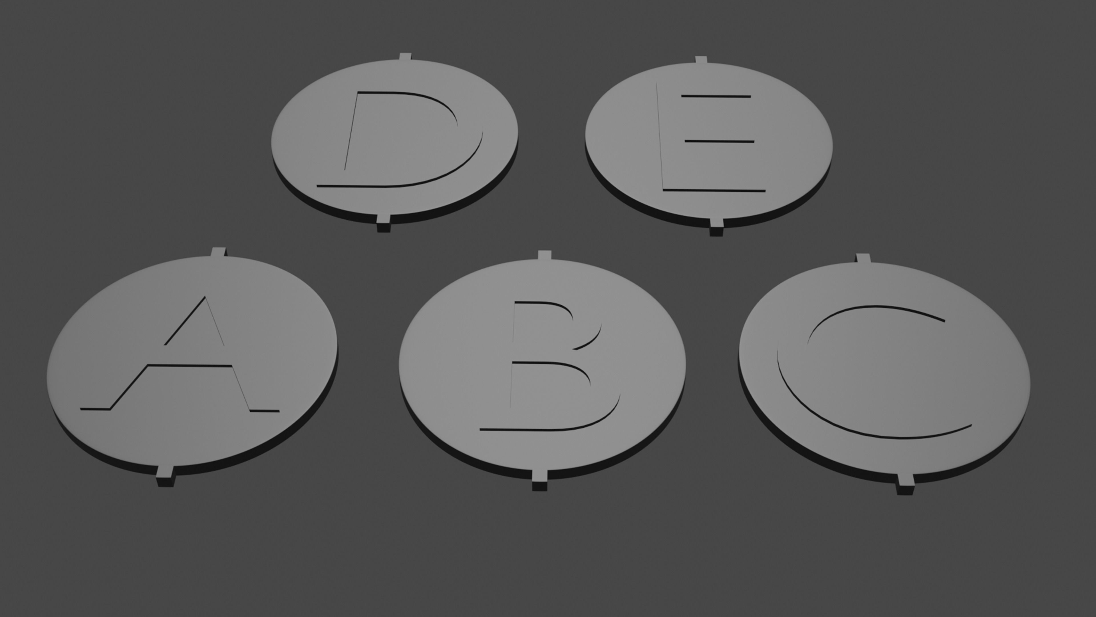 Keychain collection - rotating 3D print model_2