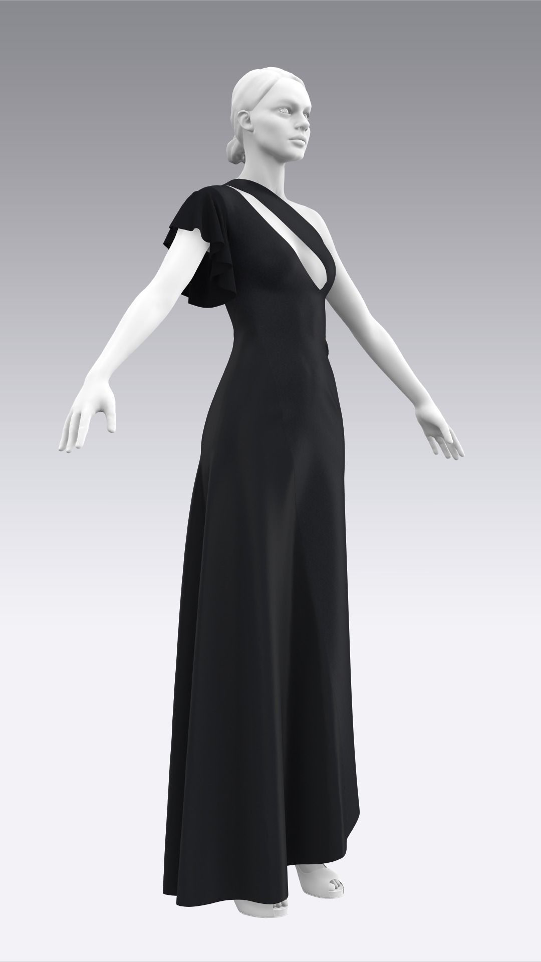 Dress Outfits MD CLO 3D ZPRJ ZPAC project files 3D model_28