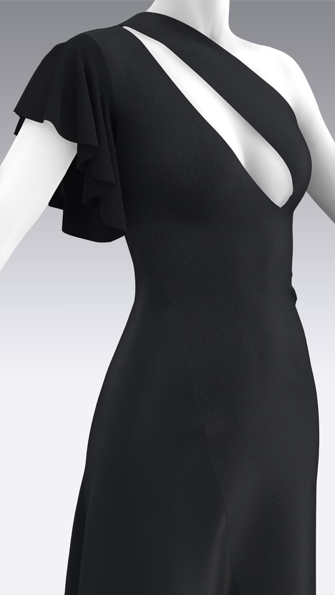 Dress Outfits MD CLO 3D ZPRJ ZPAC project files 3D model_42