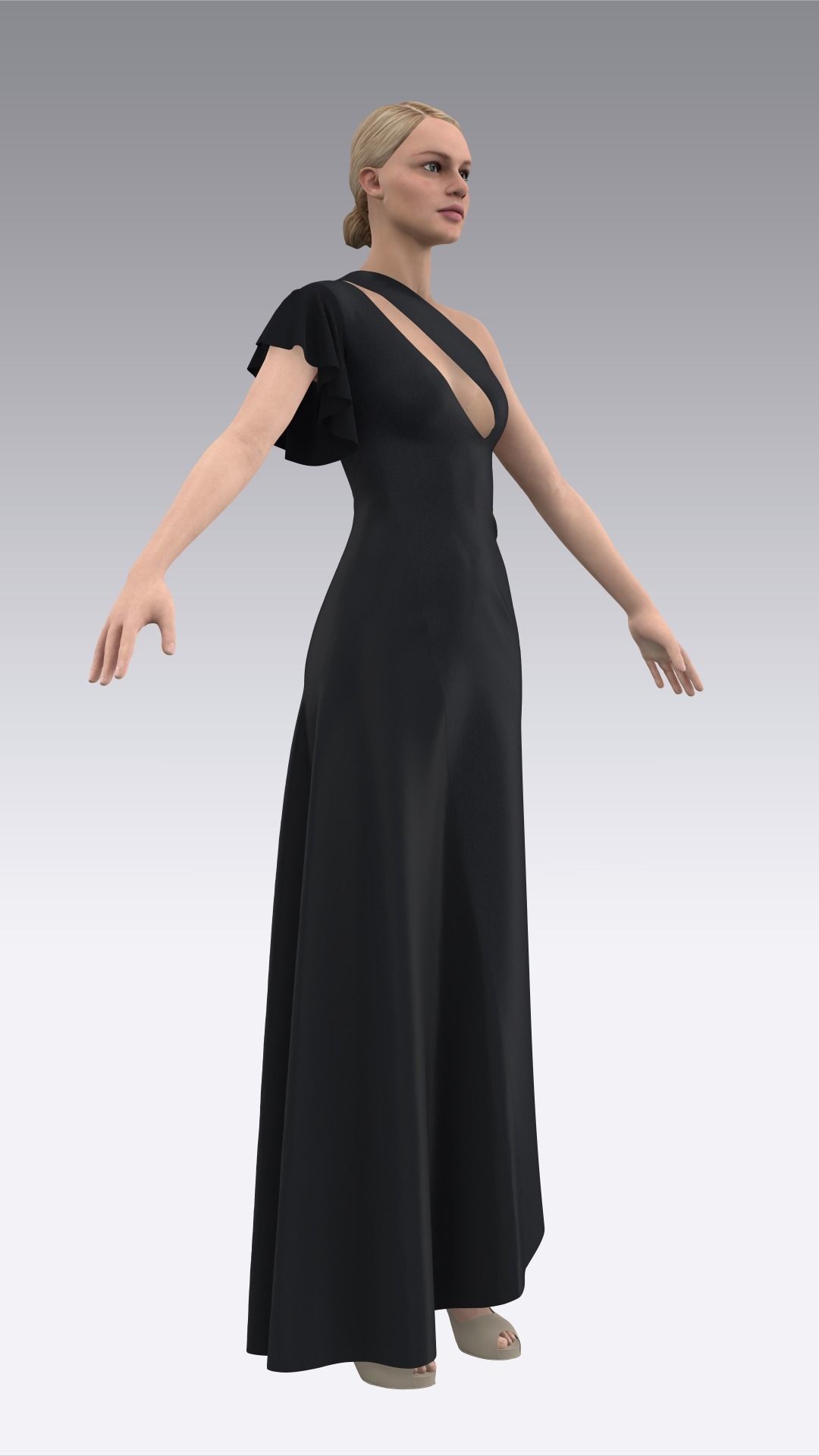 Dress Outfits MD CLO 3D ZPRJ ZPAC project files 3D model_35