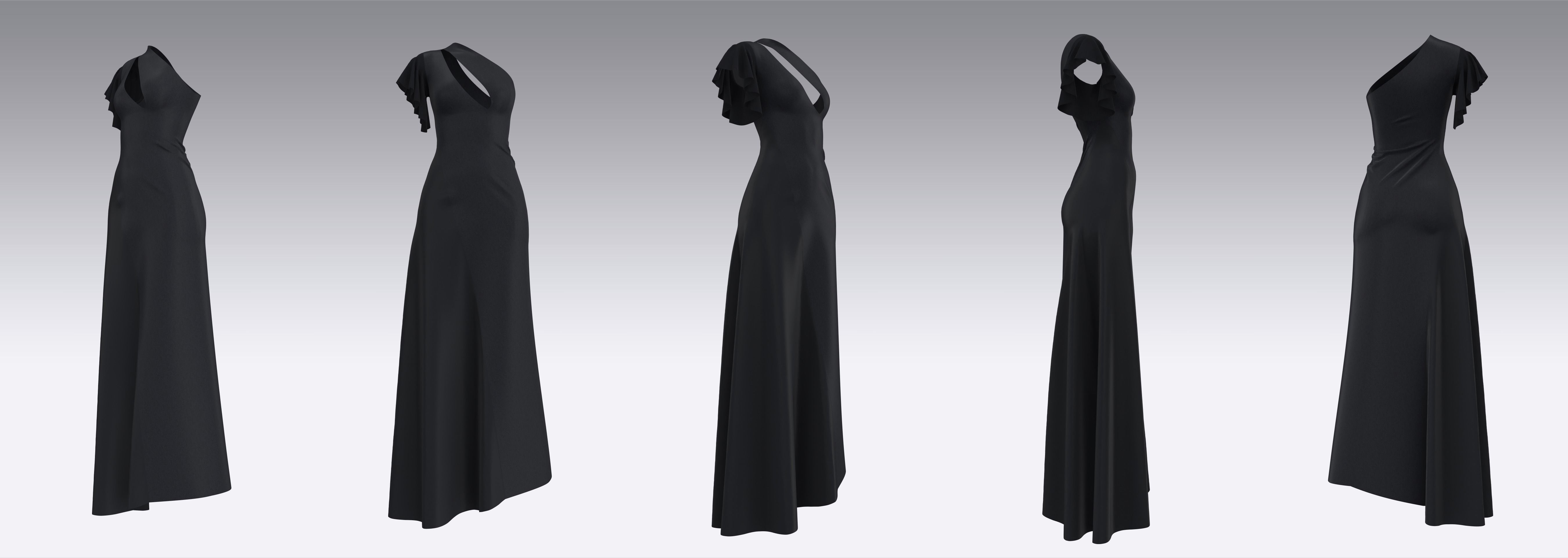 Dress Outfits MD CLO 3D ZPRJ ZPAC project files 3D model_5