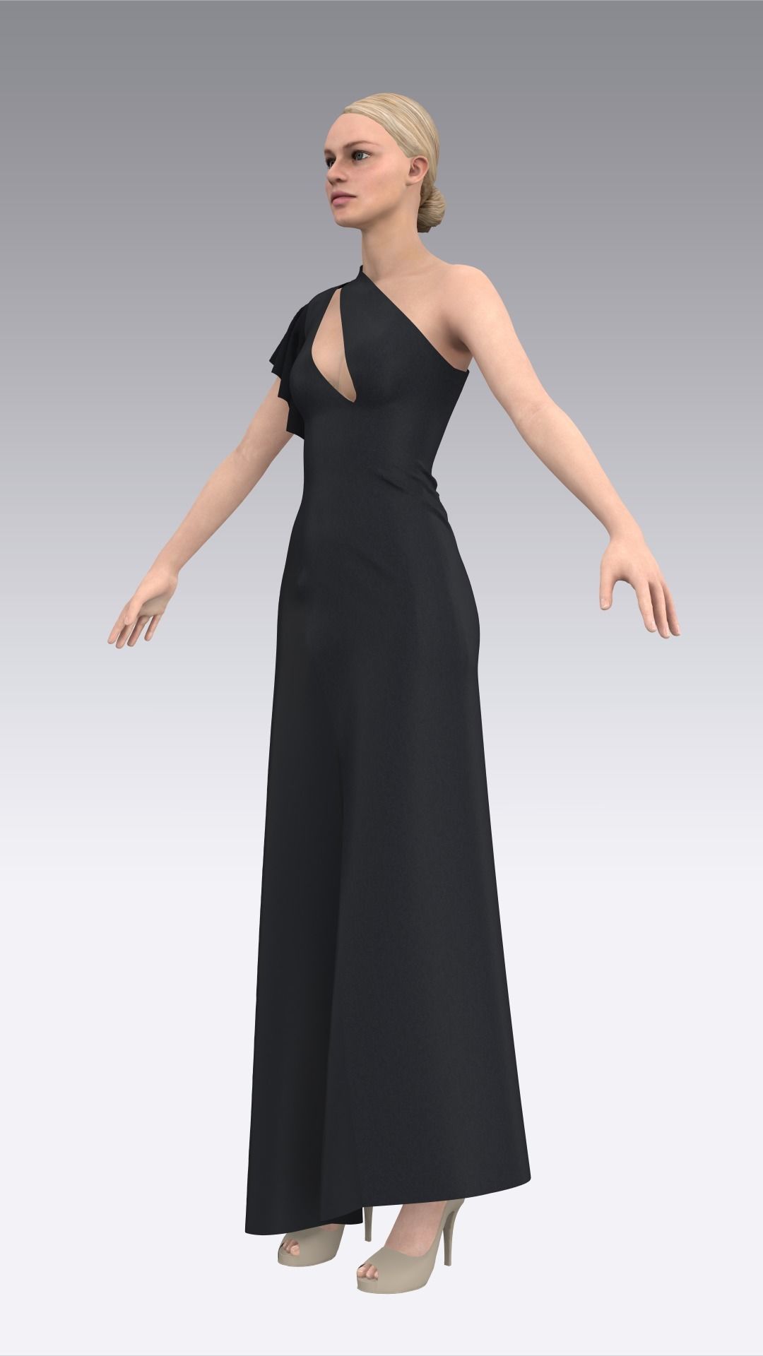 Dress Outfits MD CLO 3D ZPRJ ZPAC project files 3D model_37