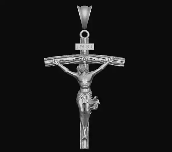 Jesus on the Cross 3D print model