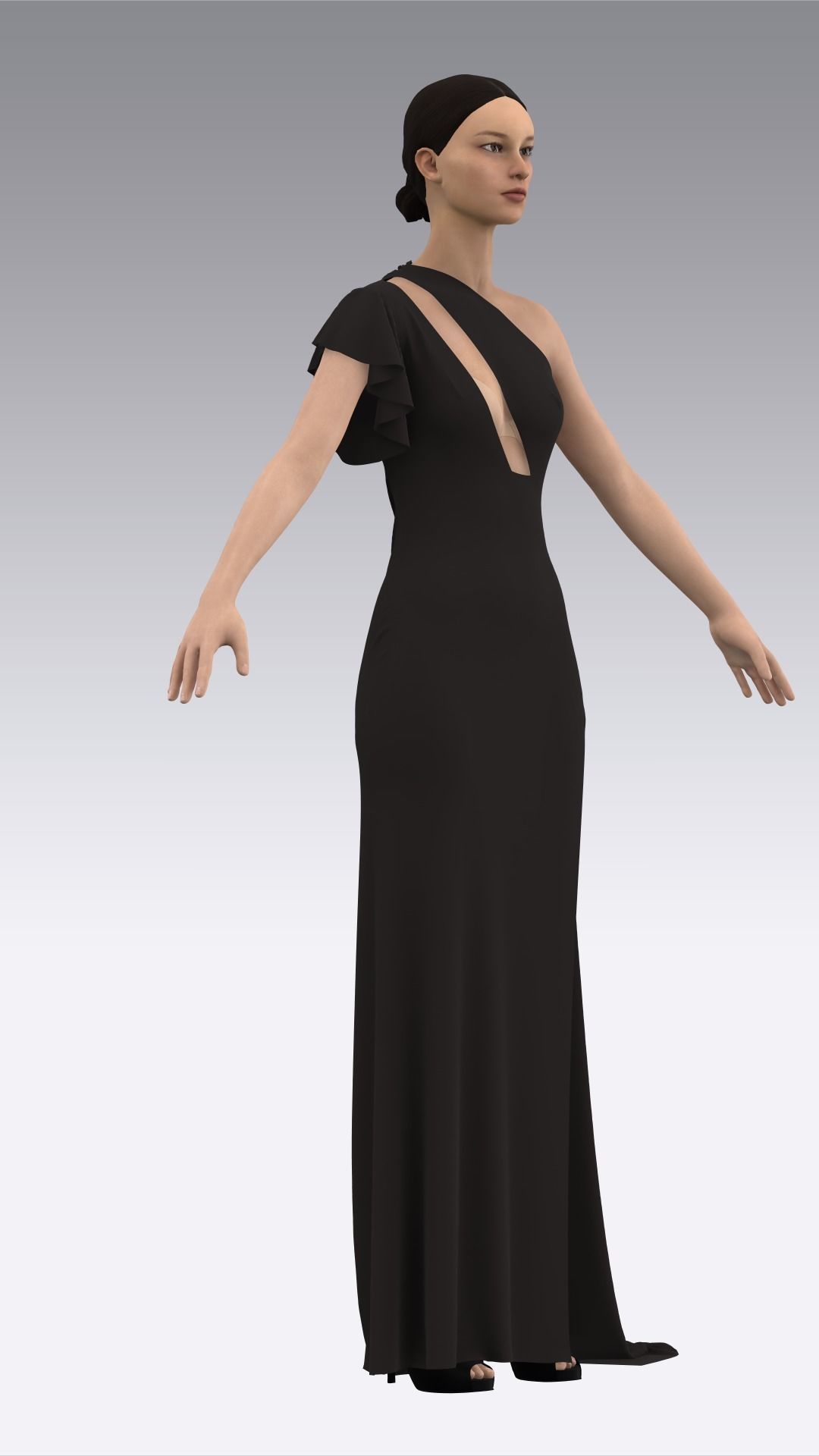 Dress Outfits MD CLO 3D ZPRJ ZPAC project files 3D model_30