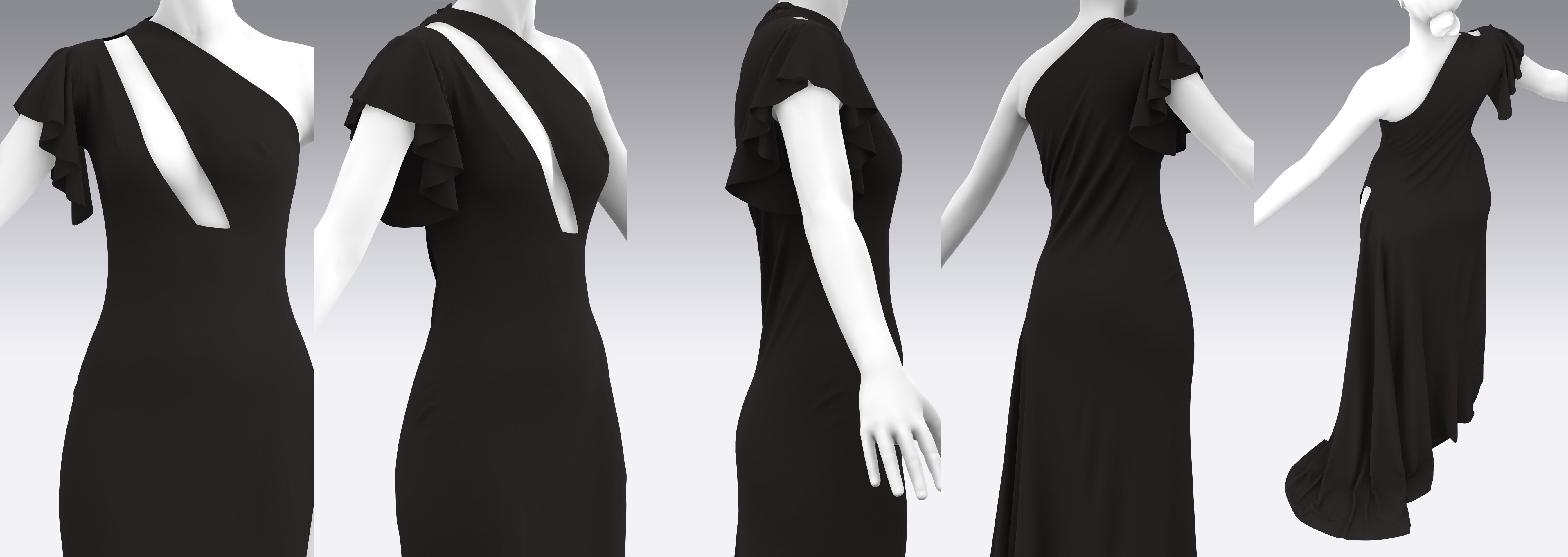 Dress Outfits MD CLO 3D ZPRJ ZPAC project files 3D model_6