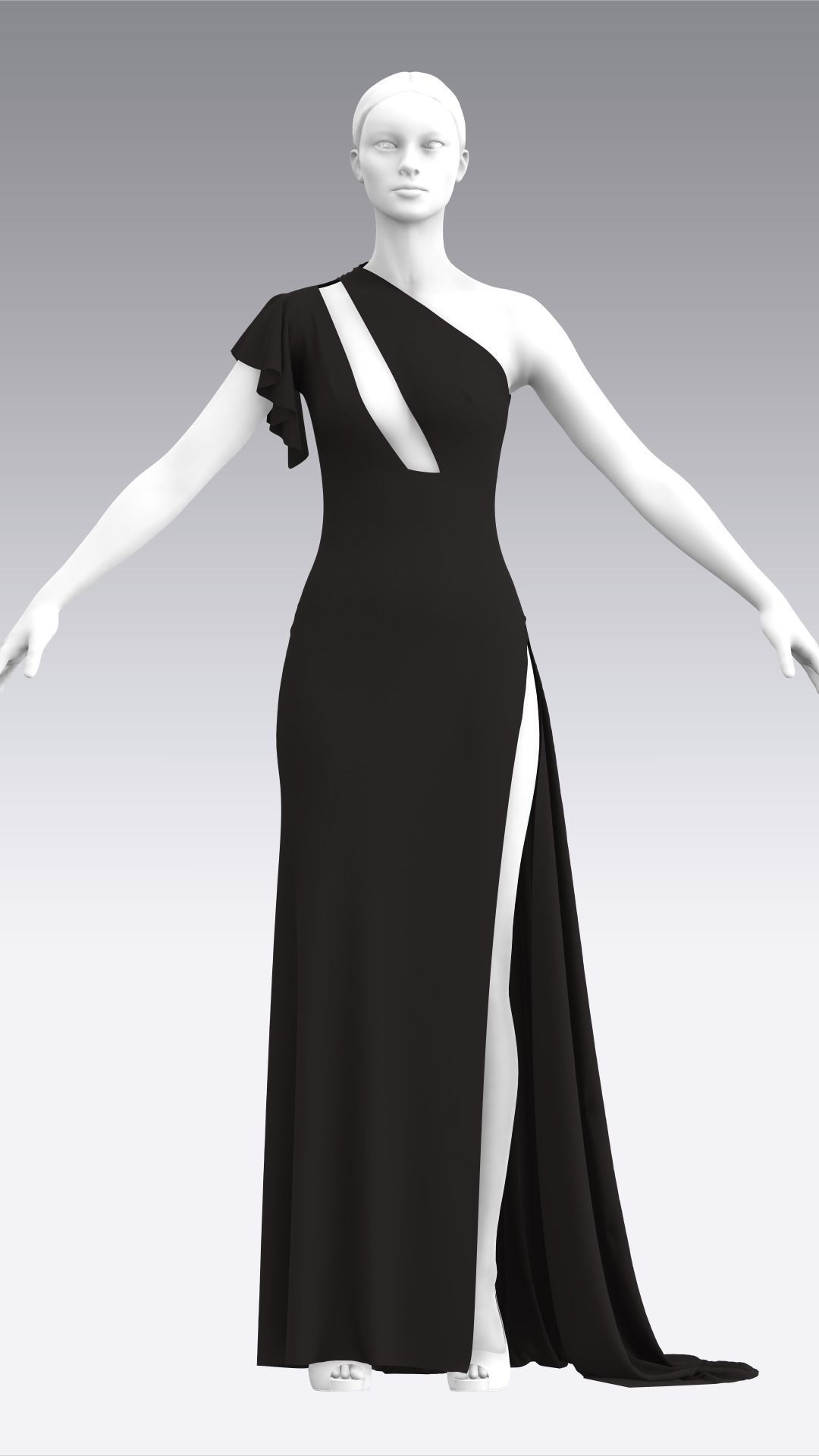Dress Outfits MD CLO 3D ZPRJ ZPAC project files 3D model_32