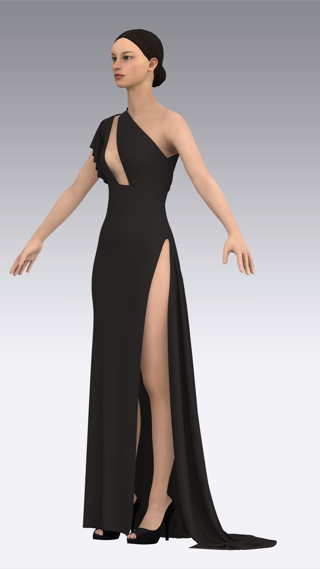 Dress Outfits MD CLO 3D ZPRJ ZPAC project files 3D model_16