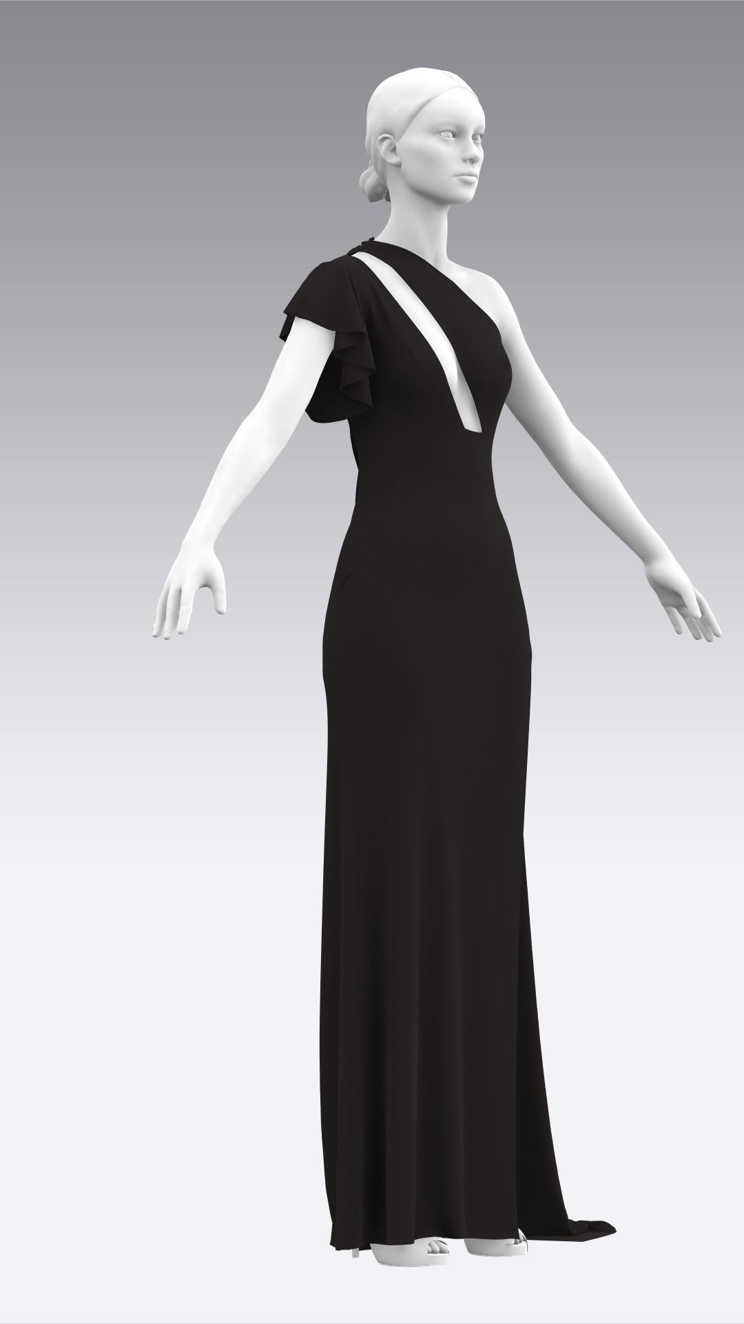 Dress Outfits MD CLO 3D ZPRJ ZPAC project files 3D model_27