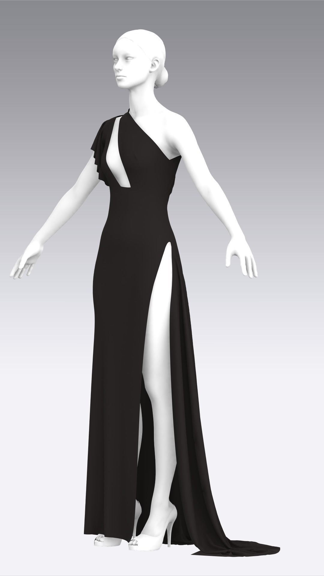 Dress Outfits MD CLO 3D ZPRJ ZPAC project files 3D model_12