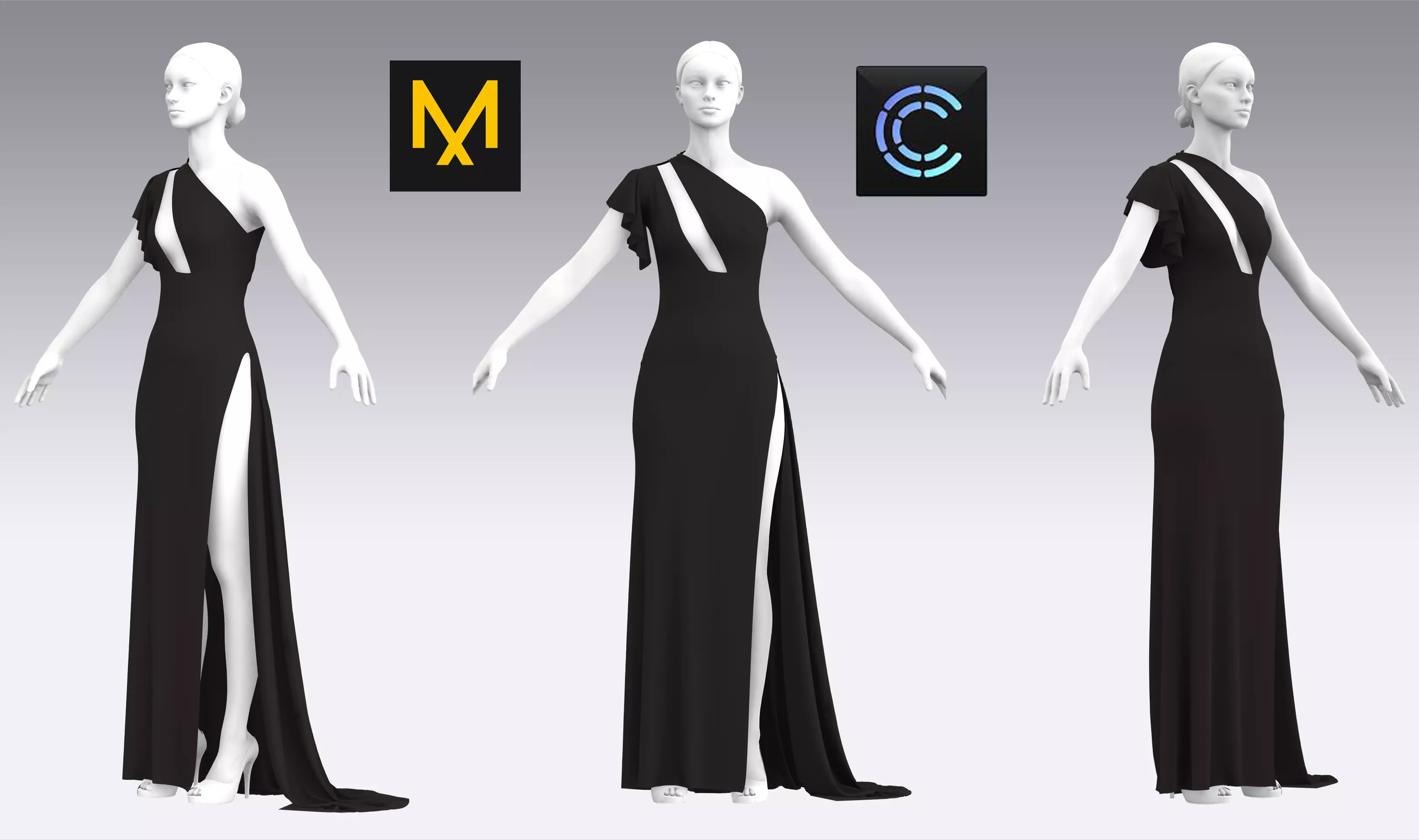 Dress Outfits MD CLO 3D ZPRJ ZPAC project files 3D model_0